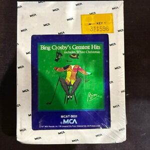 Bing Crosby's Greatest Hits 8-Track Tape New Sealed‎ MCA MCAT-3031